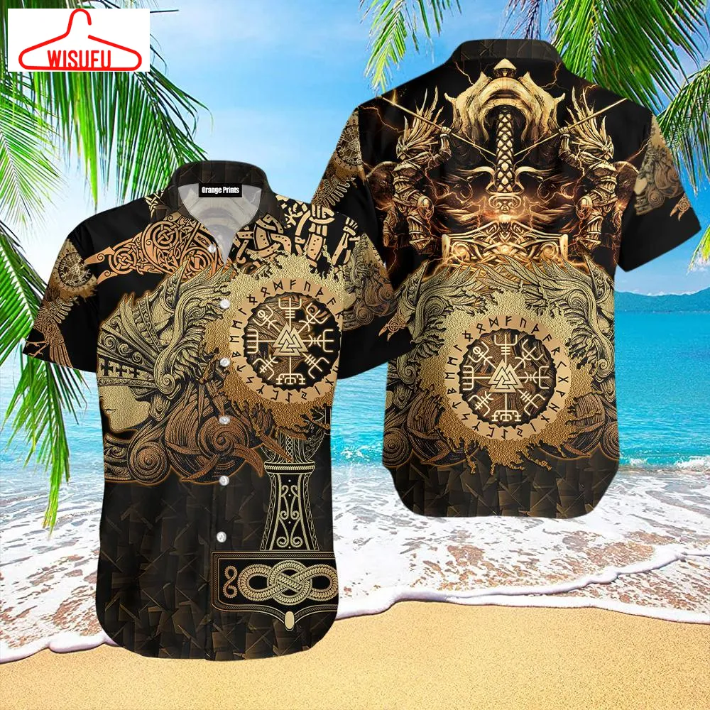 Viking Valkyrie Hawaiian Shirt - For Men & Women - New Winter Fashion Shirt Gift For Family, New Fashion Gifts