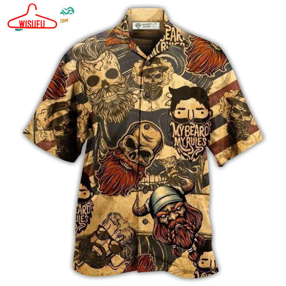 Viking Warrior Life Style Hawaiian Shirt- Wisufu Aloha