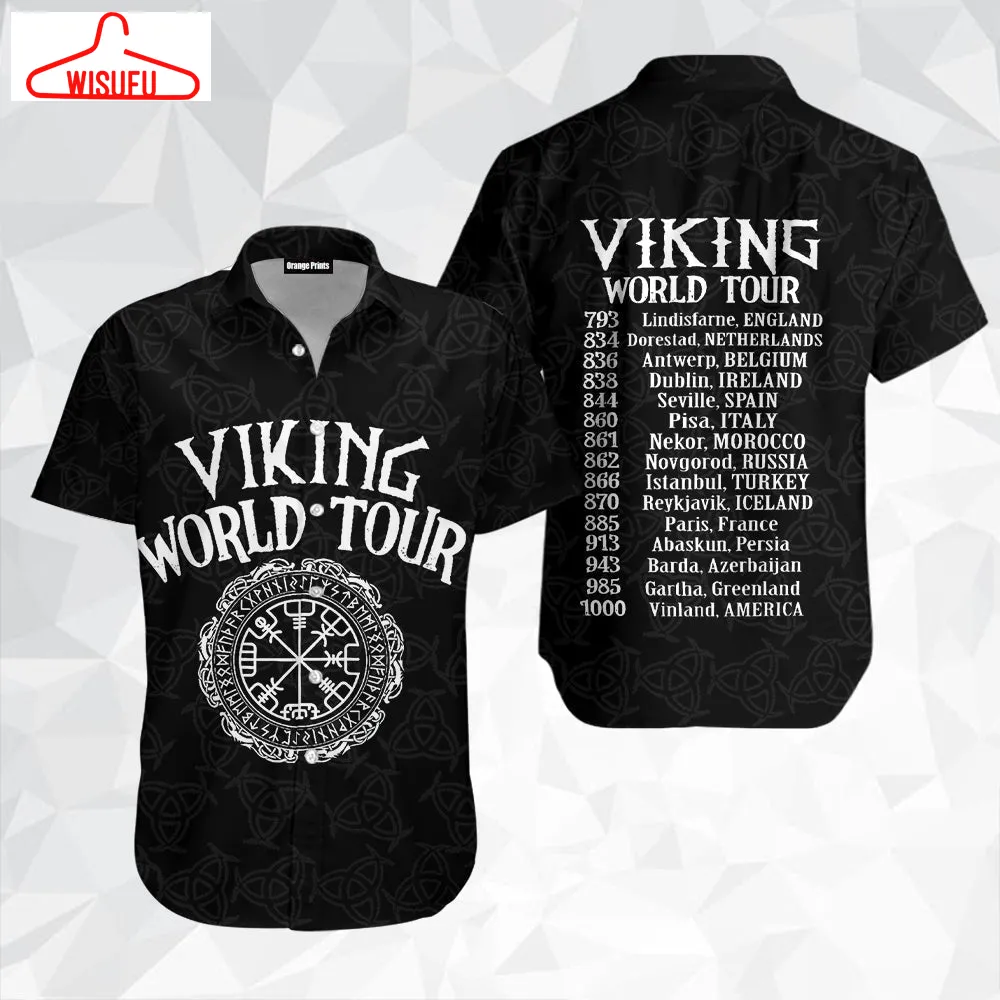 Viking World Tour Hawaiian Shirt - For Men & Women - New Winter Fashion Shirt Gift For Family, New Fashion Gifts