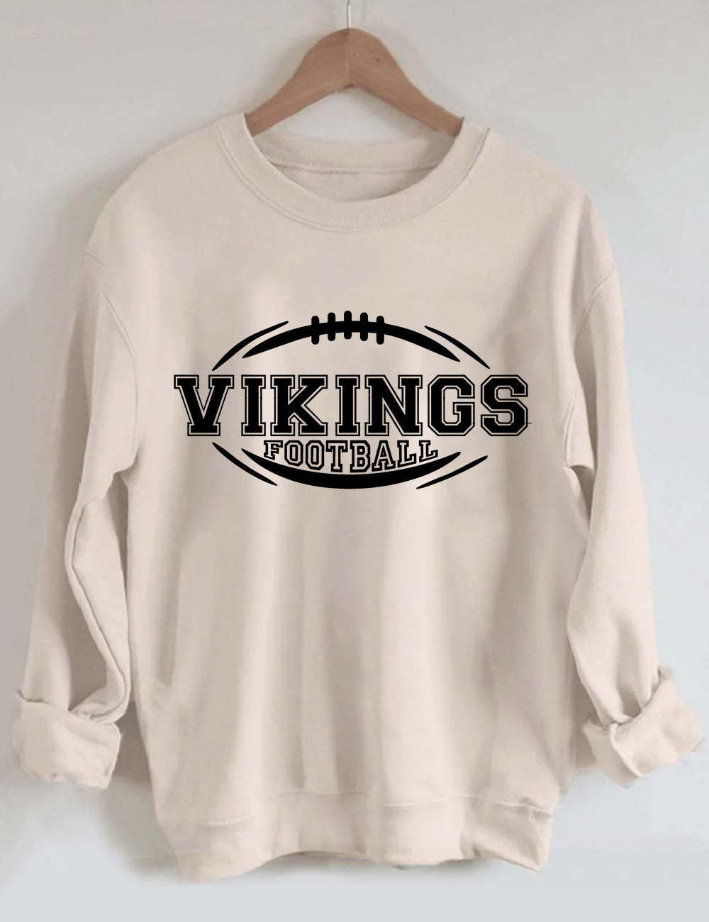 Vikings Football Style1 Unisex Sweatshirt Sand