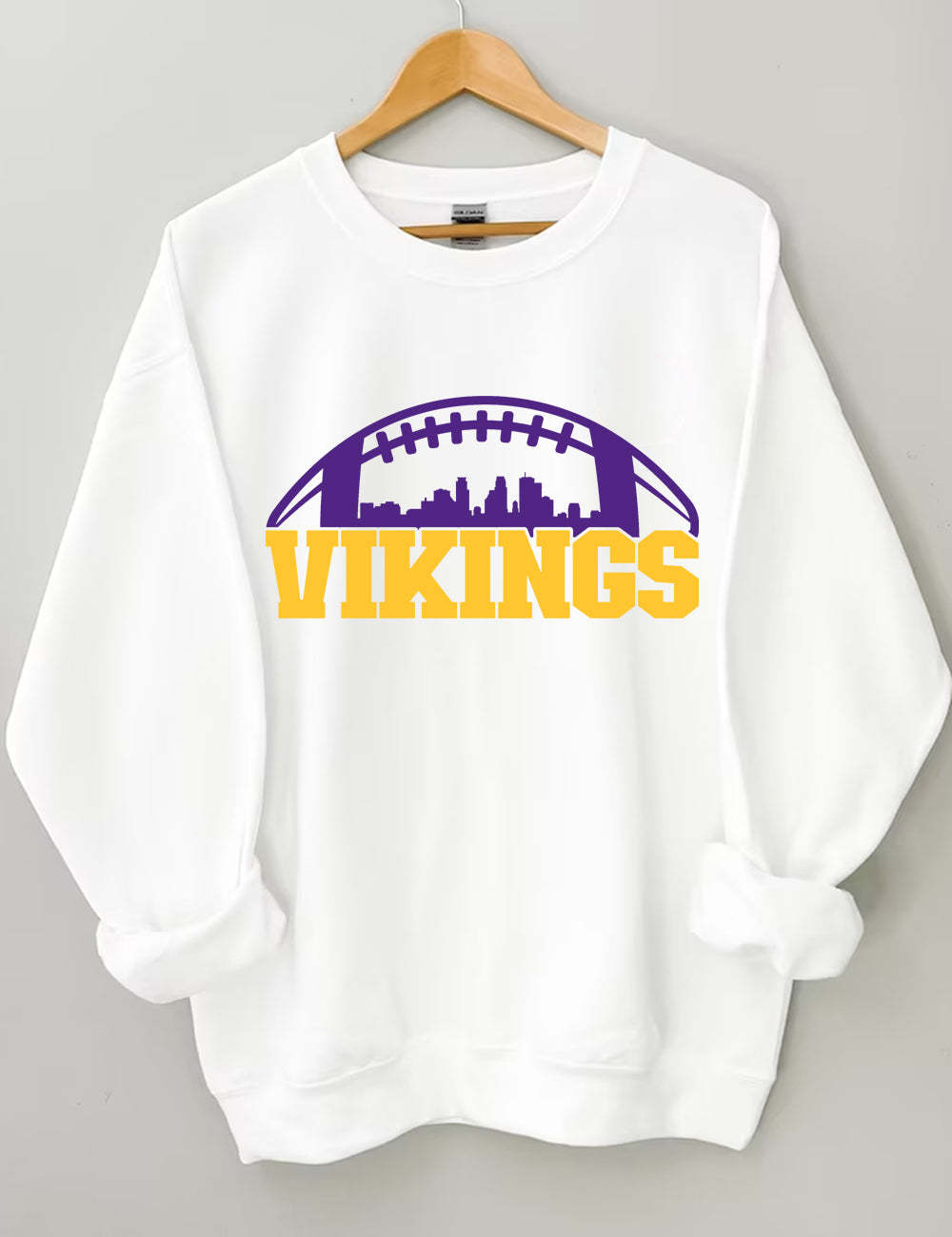 Vikings Football Style2 Unisex Sweatshirt  Sand