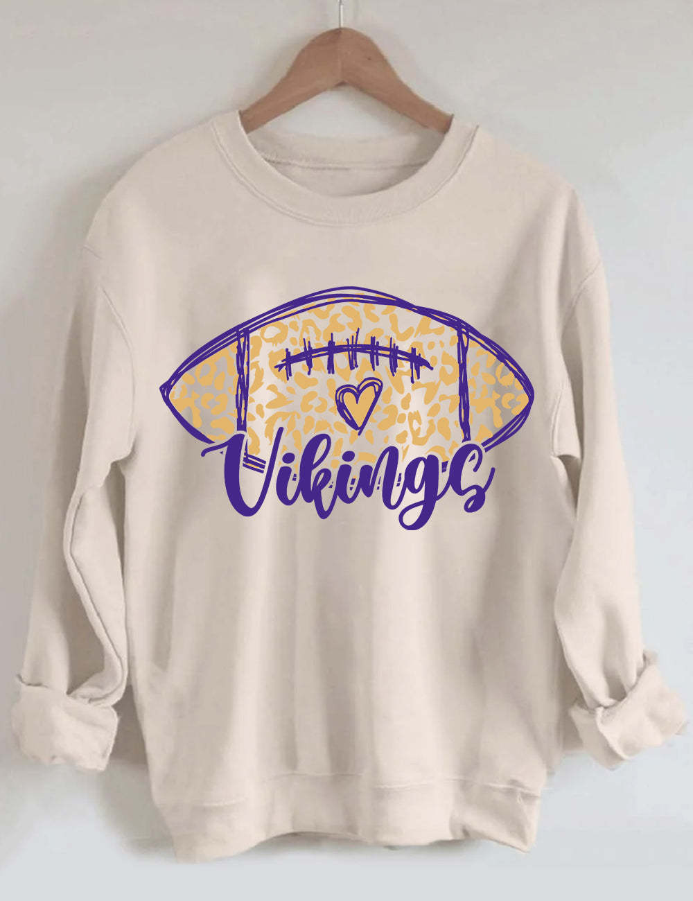 Vikings Football Unisex Sweatshirt Sand