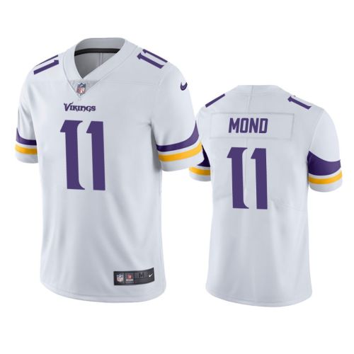 Vikings Kellen Mond 11 Vapor White Jersey