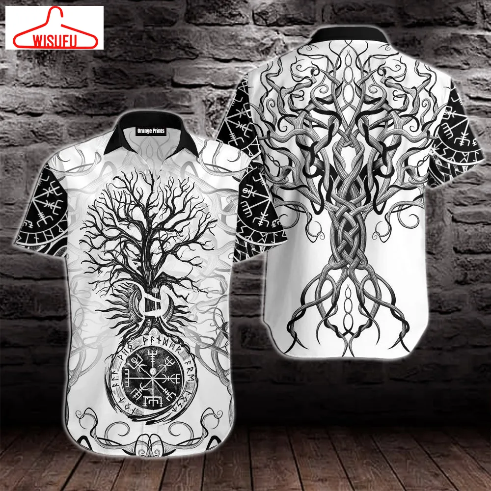 Vikings Tree Of Life Tattoo Hawaiian Shirt - For Men & Women - New Winter Fashion Shirt Gift For Family, New Fashion Gifts