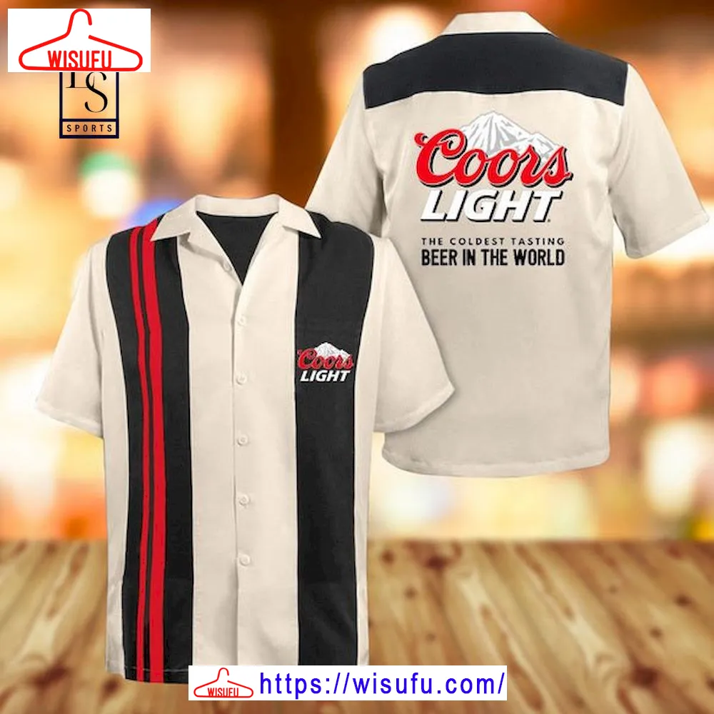 Vin-tage Beige Coors Light Hawaii Shirt, New Fashion Gifts