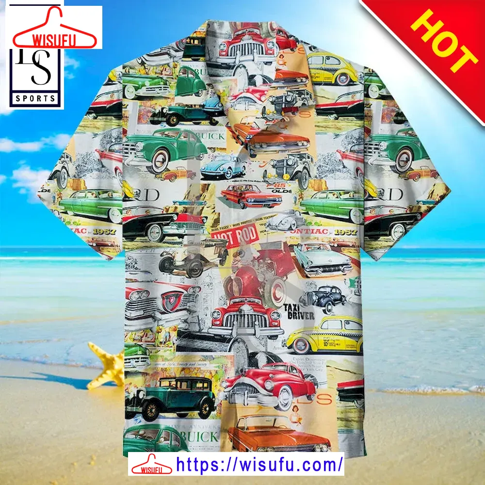 Vin-tage Car Hawaiian Shirt, New Fashion Gifts