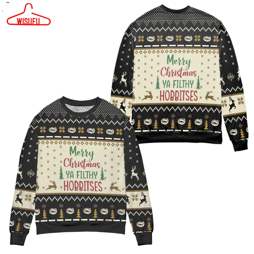 Vin-tagethoroughbreds83598 - Merry Christmas You Filthy Hobbitses Ugly Christmas Sweater