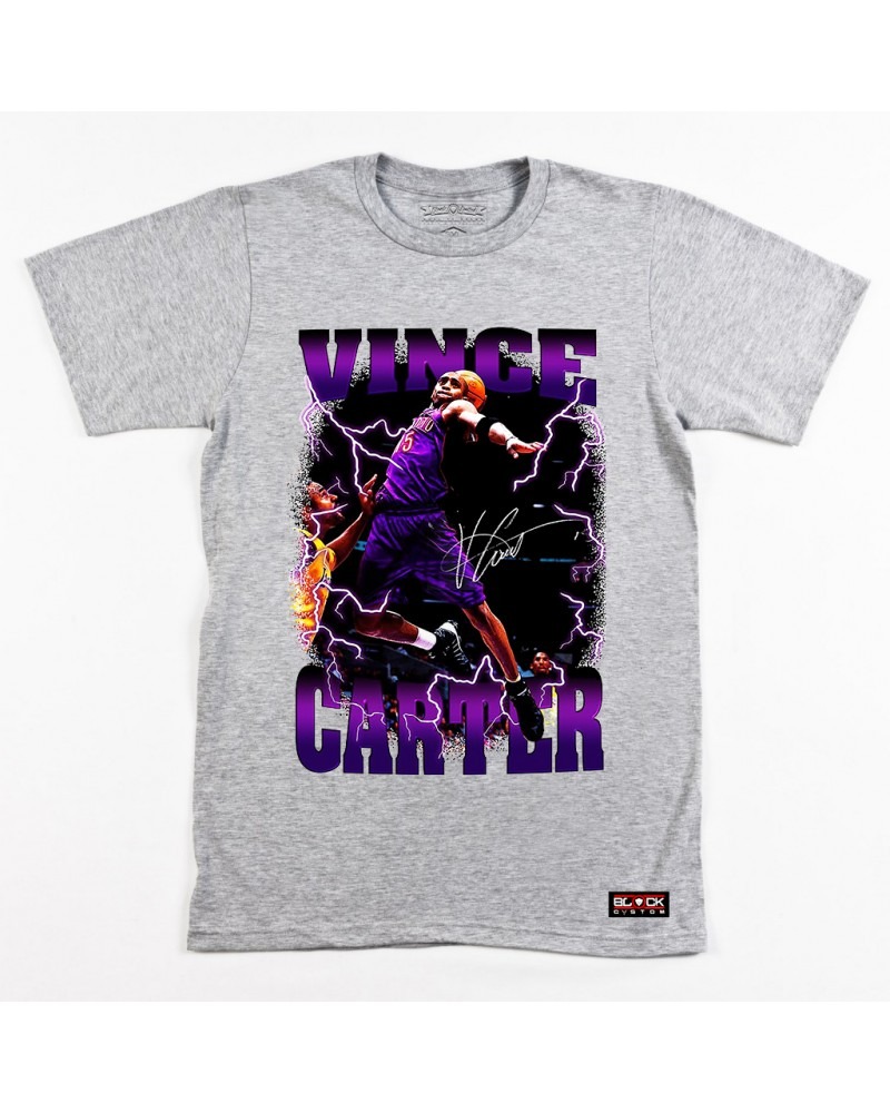 Vince Carter Bolt Dunk Tee - Heather Grey