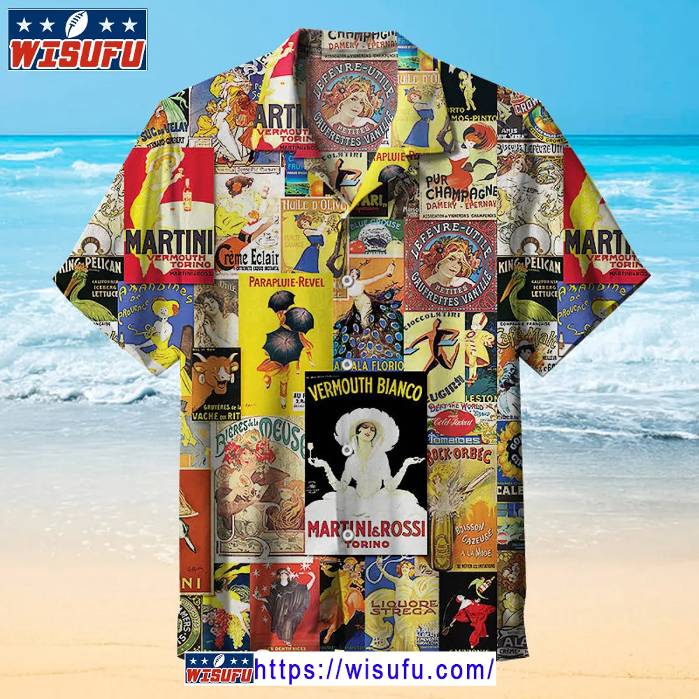 Vintag-e Posters -unisex Hawaiian Shirt