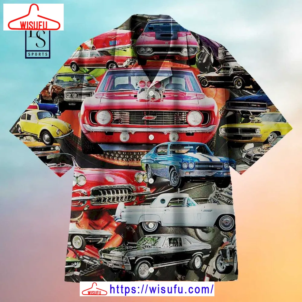 Vintag-e Race Car Hawaiian Shirt, New Fashion Gifts