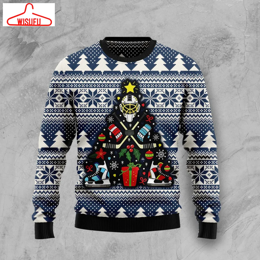 Vintag-ethoroughbreds88207 - Hockey Ugly Christmas Sweater, All Over Print New Winter Fashion 3d Sweater, Best Gift Ideas