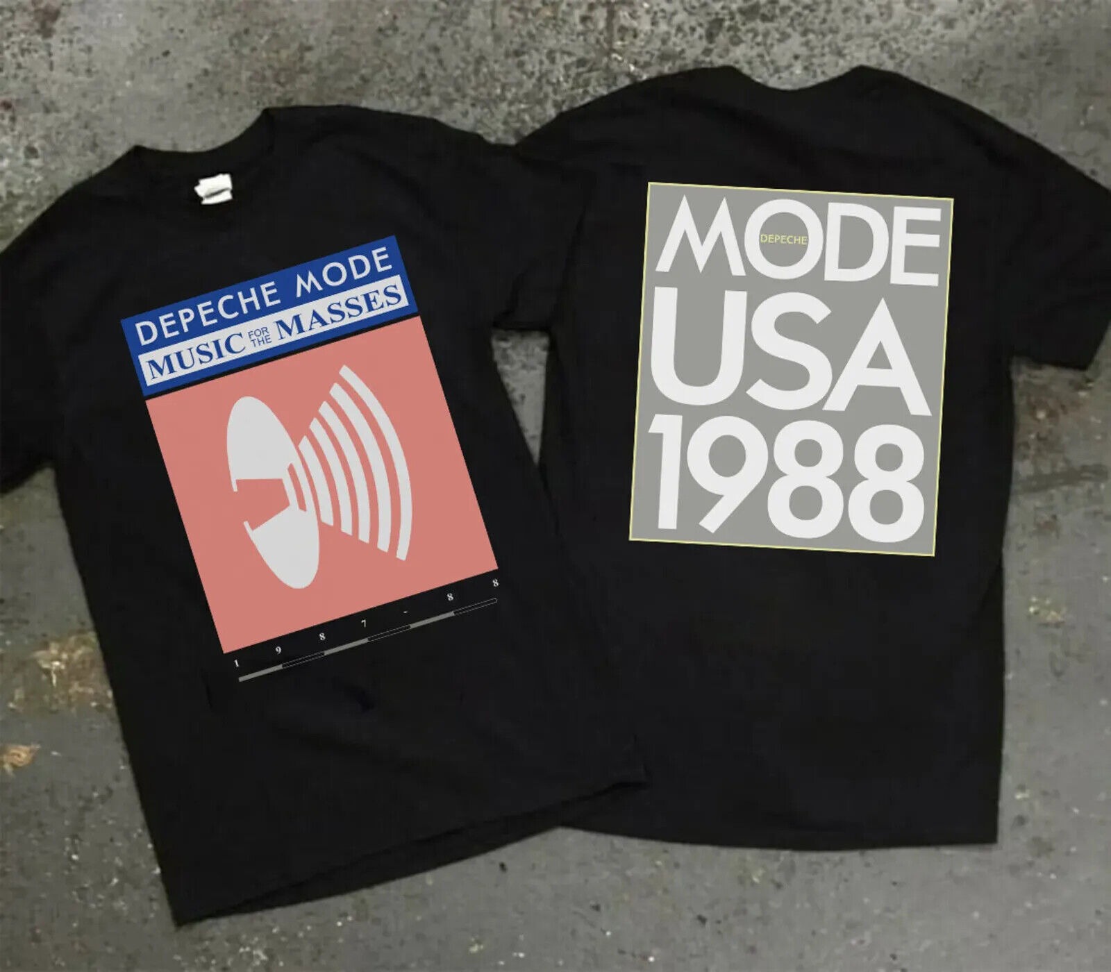 Vintage 1988 Depeche Mode Music For The Masses Tour T-Shirt