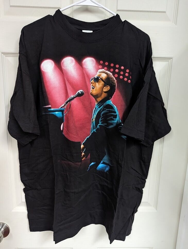 Vintage 1994 Billy Joel Face to Face tour Heart and Soul Black Concert T-Shirt