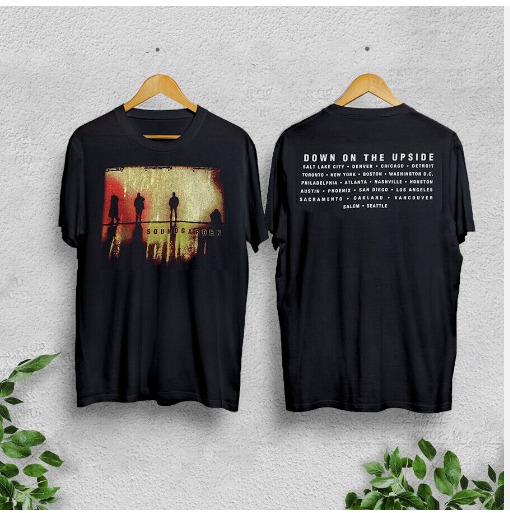 Vintage 1996 Soundgarden Down On The Upside Tour Dates T-Shirt Unisex