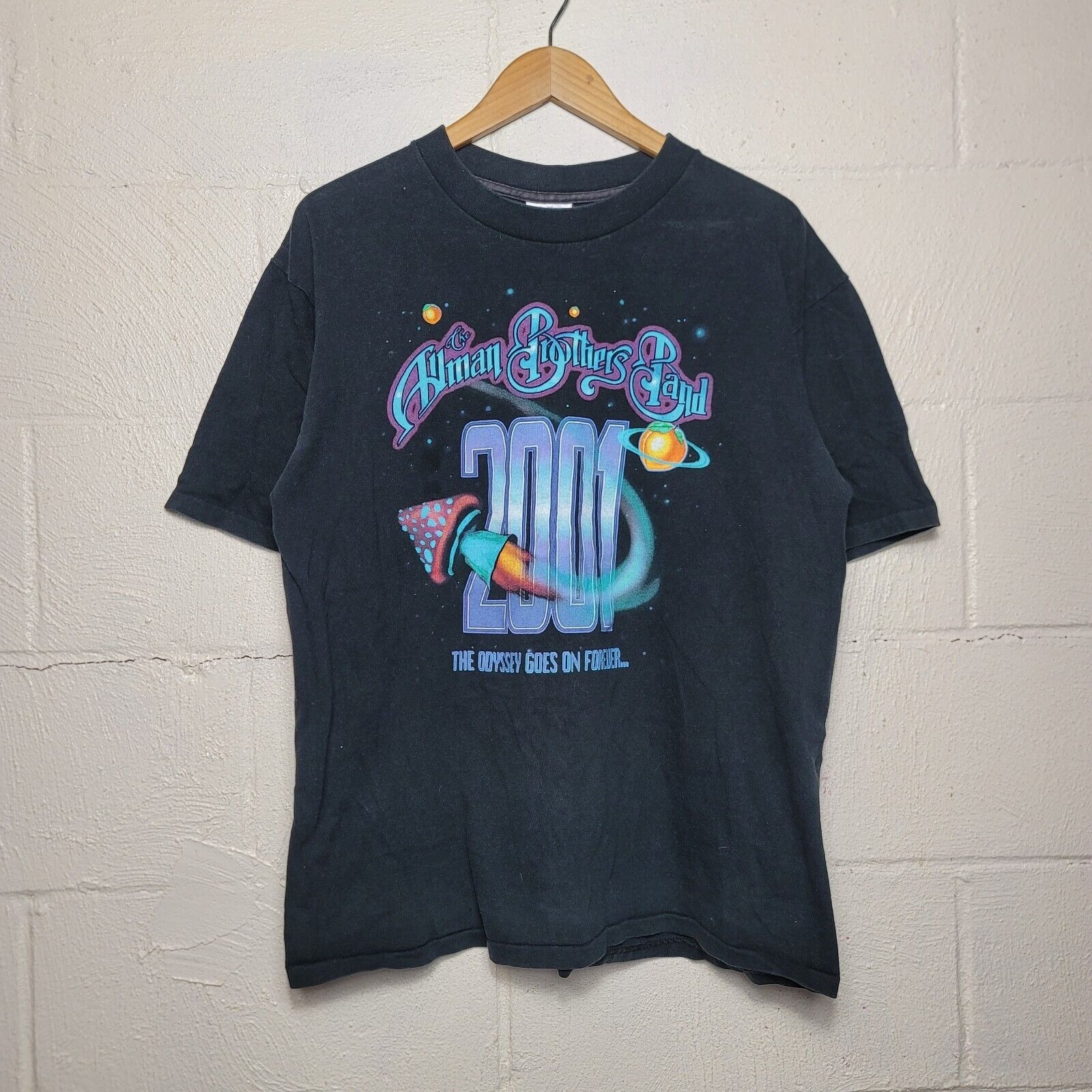 Vintage 2001 Allman Brothers Band The Odyssey Goes on Forever Tour Shirt