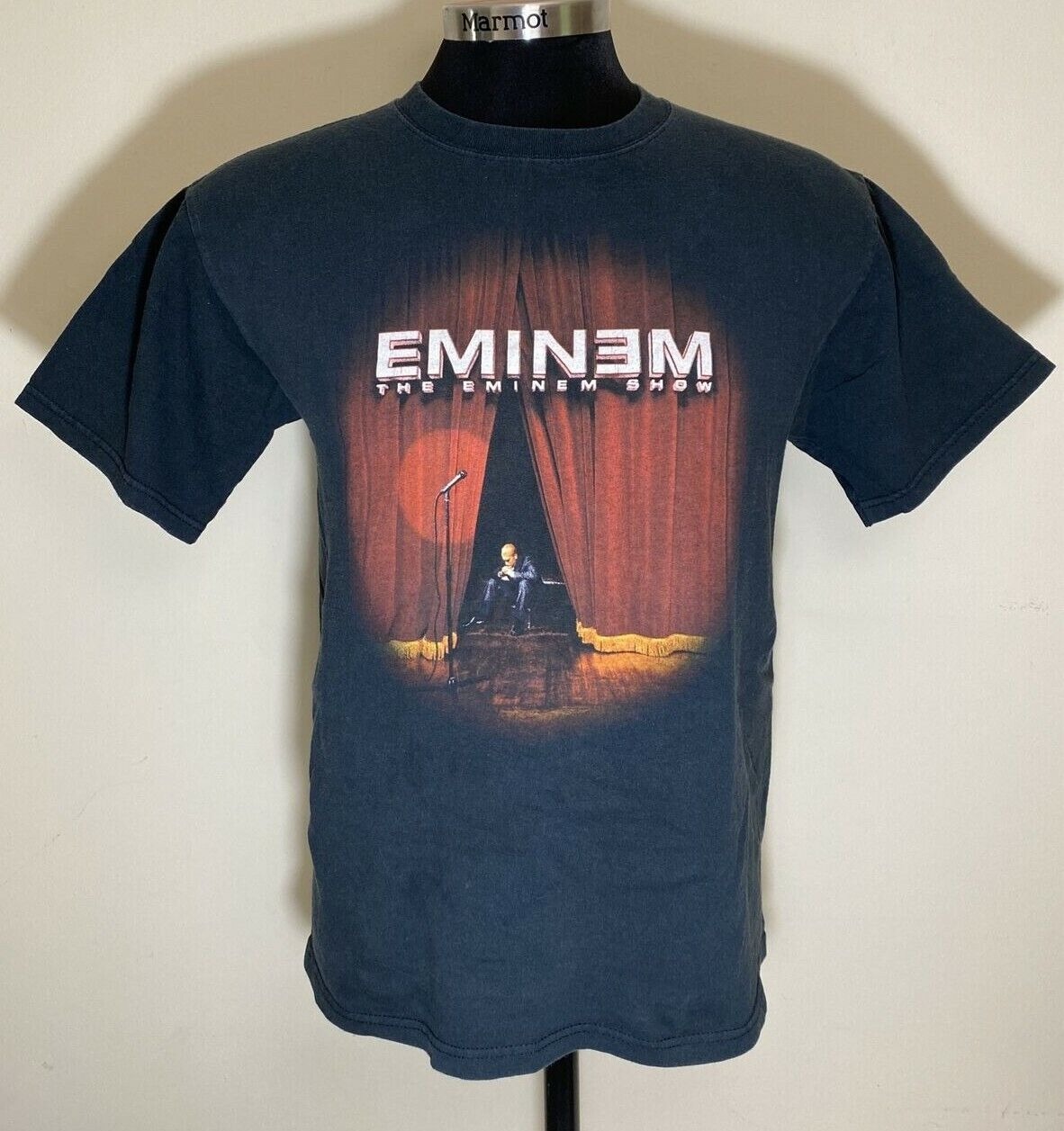 Vintage 2002 The Eminem Show Album T-Shirt Medium Black Rap