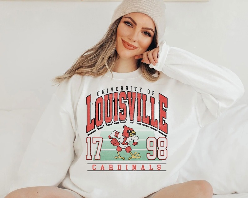 Vintage 90s Louisville Football Unisex SweatShirt