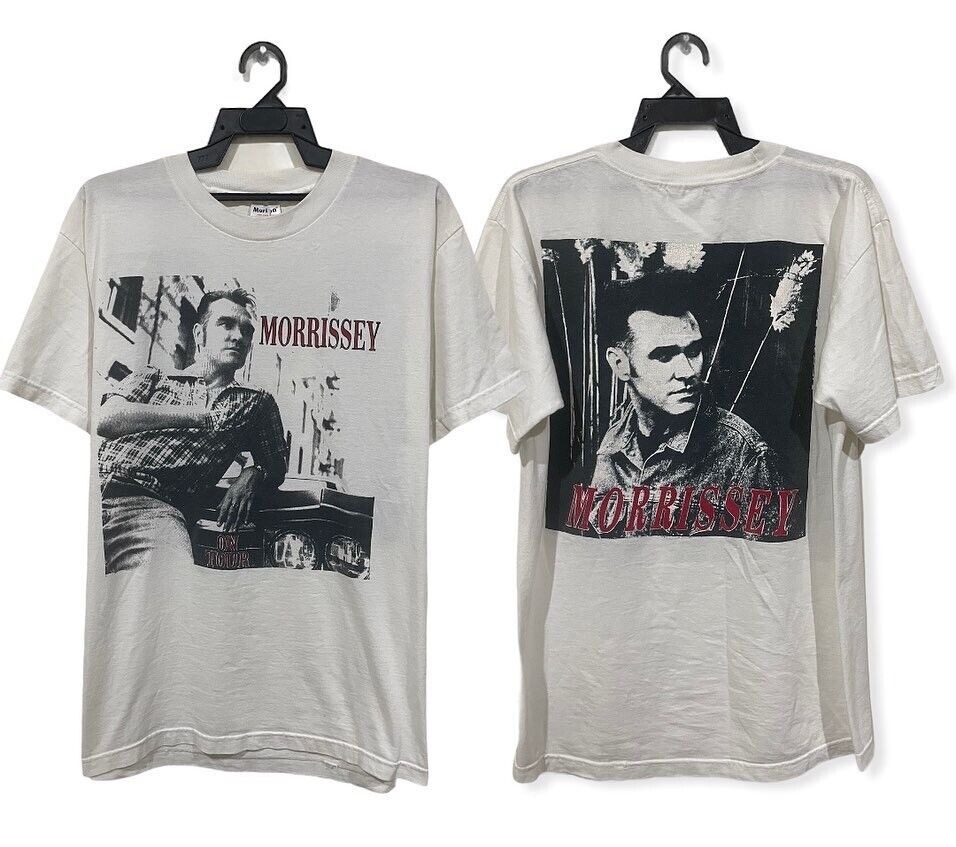 Vintage 90s Morrissey Double Sided Hit Tee cotton reprint tee