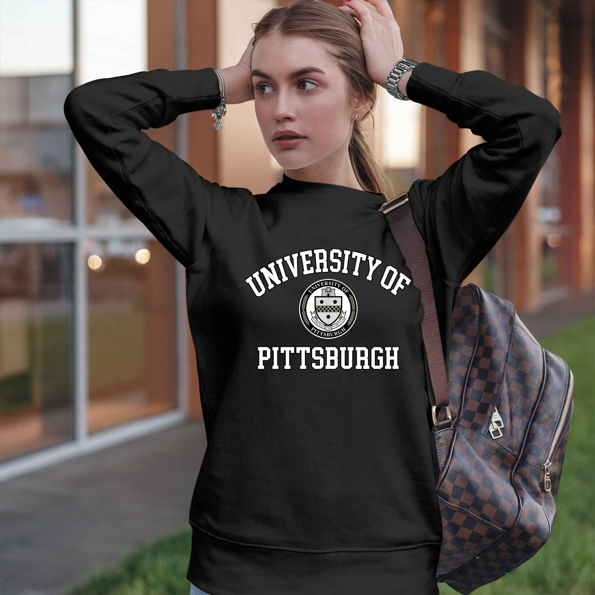 Vintage 90s University of Pittsburgh Panthers Crewneck Unisex  Sweatshirt