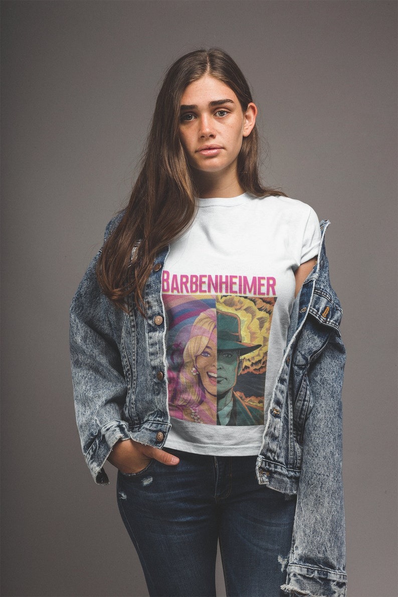 Vintage Barbenheimer Shirt, Barbenheimer Shirt, Comeon Baby Lets go party shirt, Oppenheimer Shirt, Funny Movie Tshirt