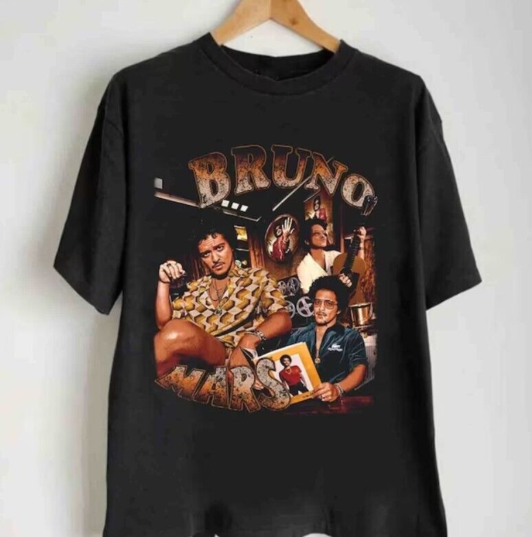 Vintage Bruno Mars 90S Shirt, Bruno Mars Bootleg Tee, Retro Bruno Mars Shirt