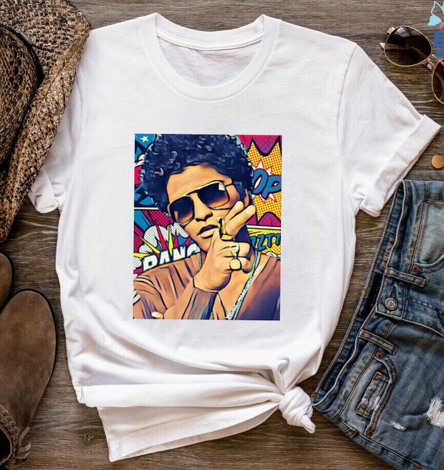 Vintage Bruno Mars Unisex Short Sleeve T-Shirt, Bruno Mars Graphic Shirt For Fan