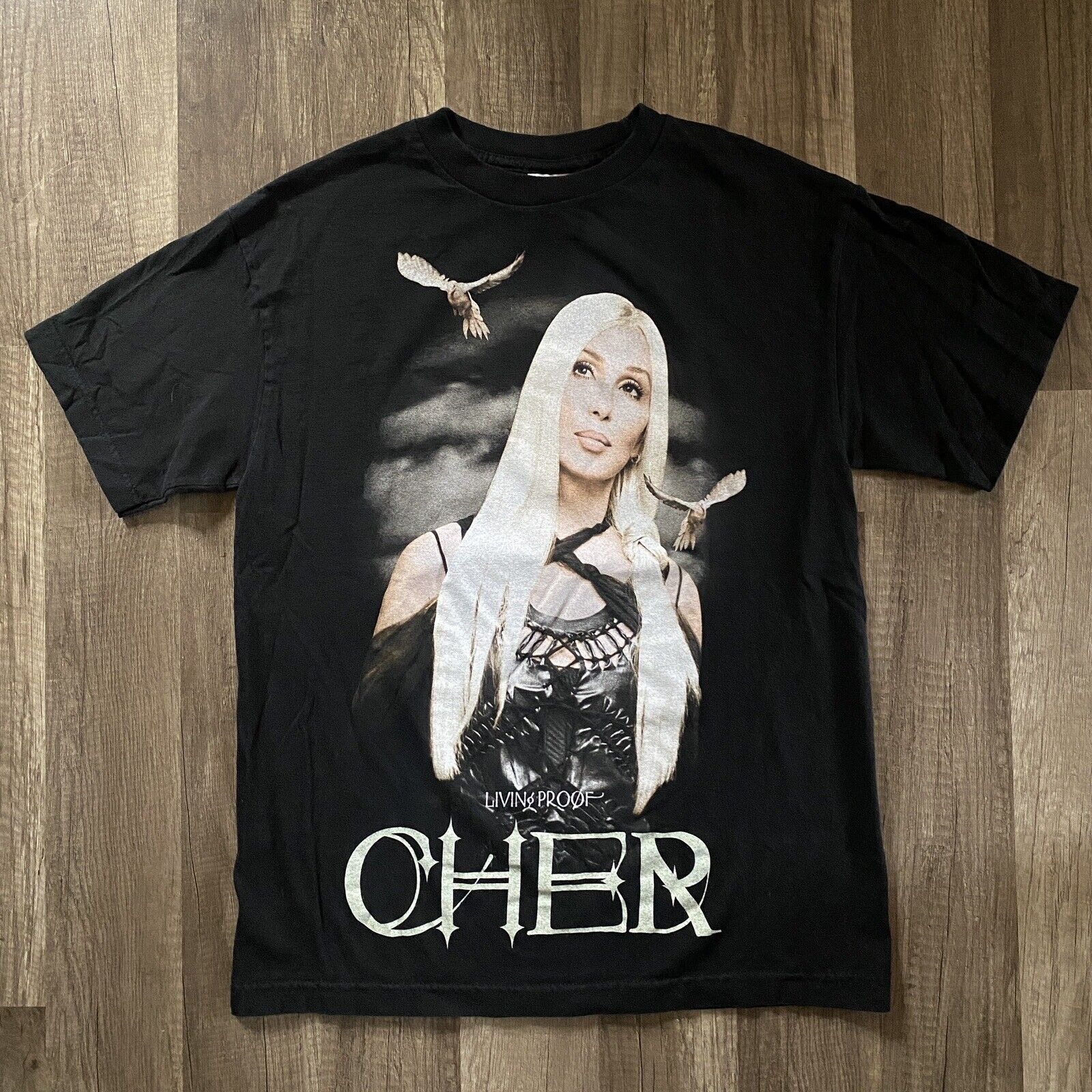 Vintage CHER Living Proof Farewell Tour 2002 T Shirt