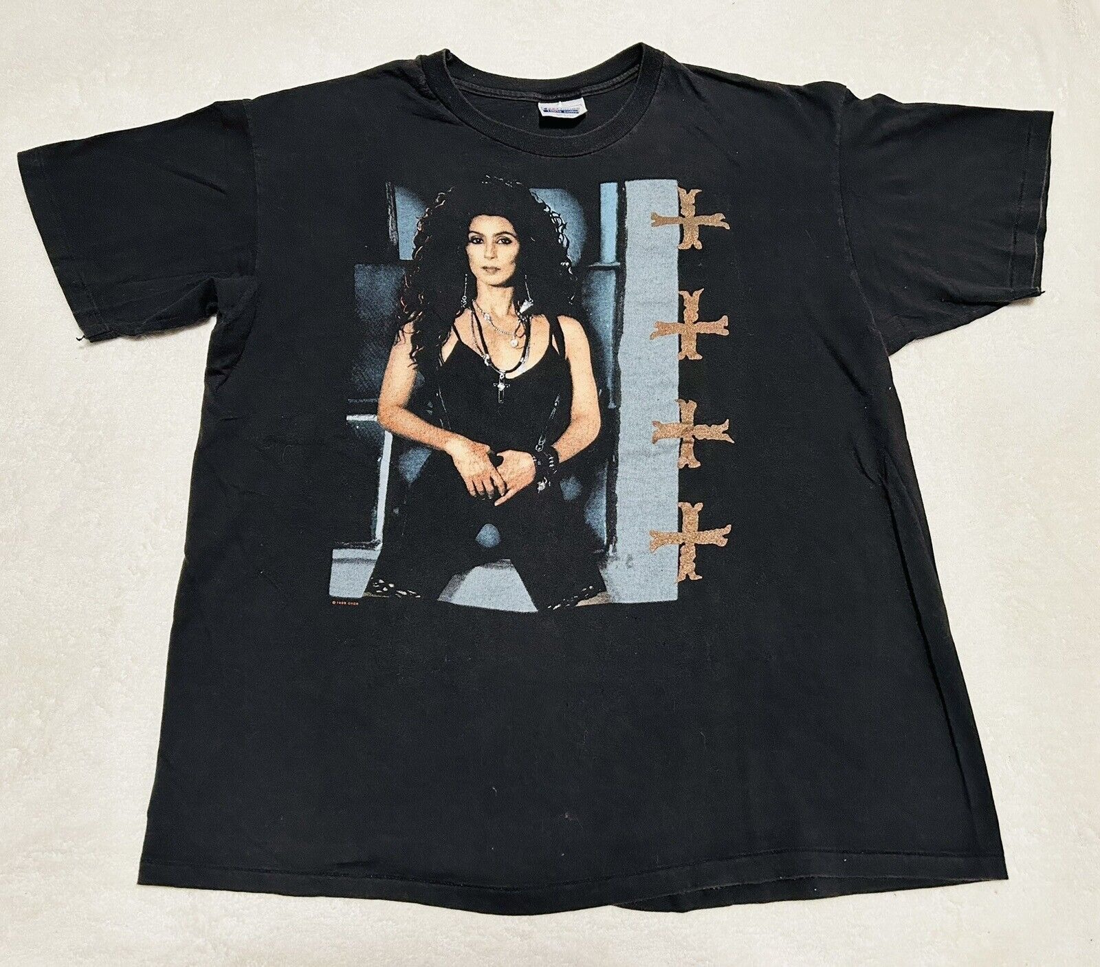 Vintage Cher Heart of Stone Concert 1990 Tour Band T-shirt