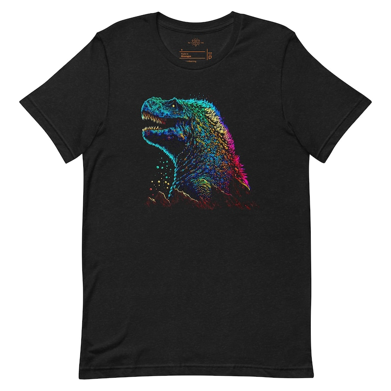 Vintage Godzilla Pixel Art T-Shirt