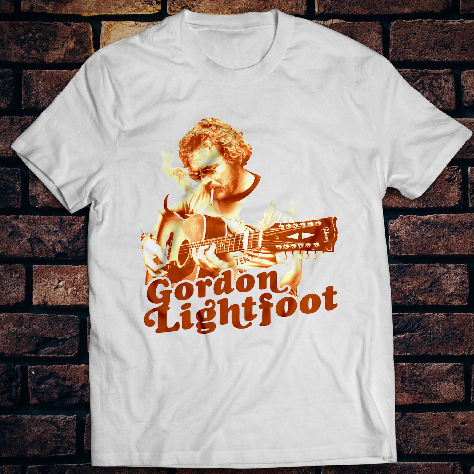 Vintage Gordon Lightfoot T-Shirt Way I Feel Did She Mention My Name Don Quixote