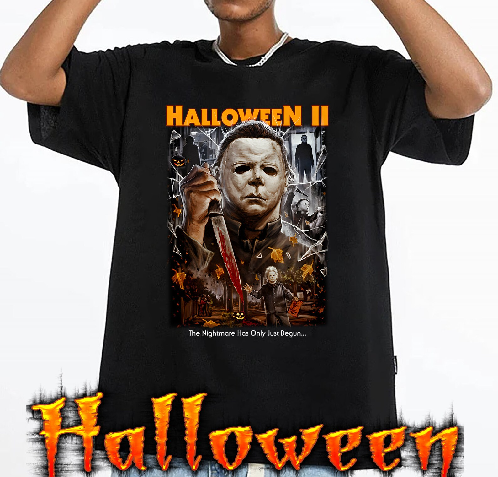 Vintage Horror Movie Shirt, Horror Movie Shirt, Halloween II Shirt - Michael Myers Shirt, Scary Halloween Shirt, Vintage Michael Myers Shirt