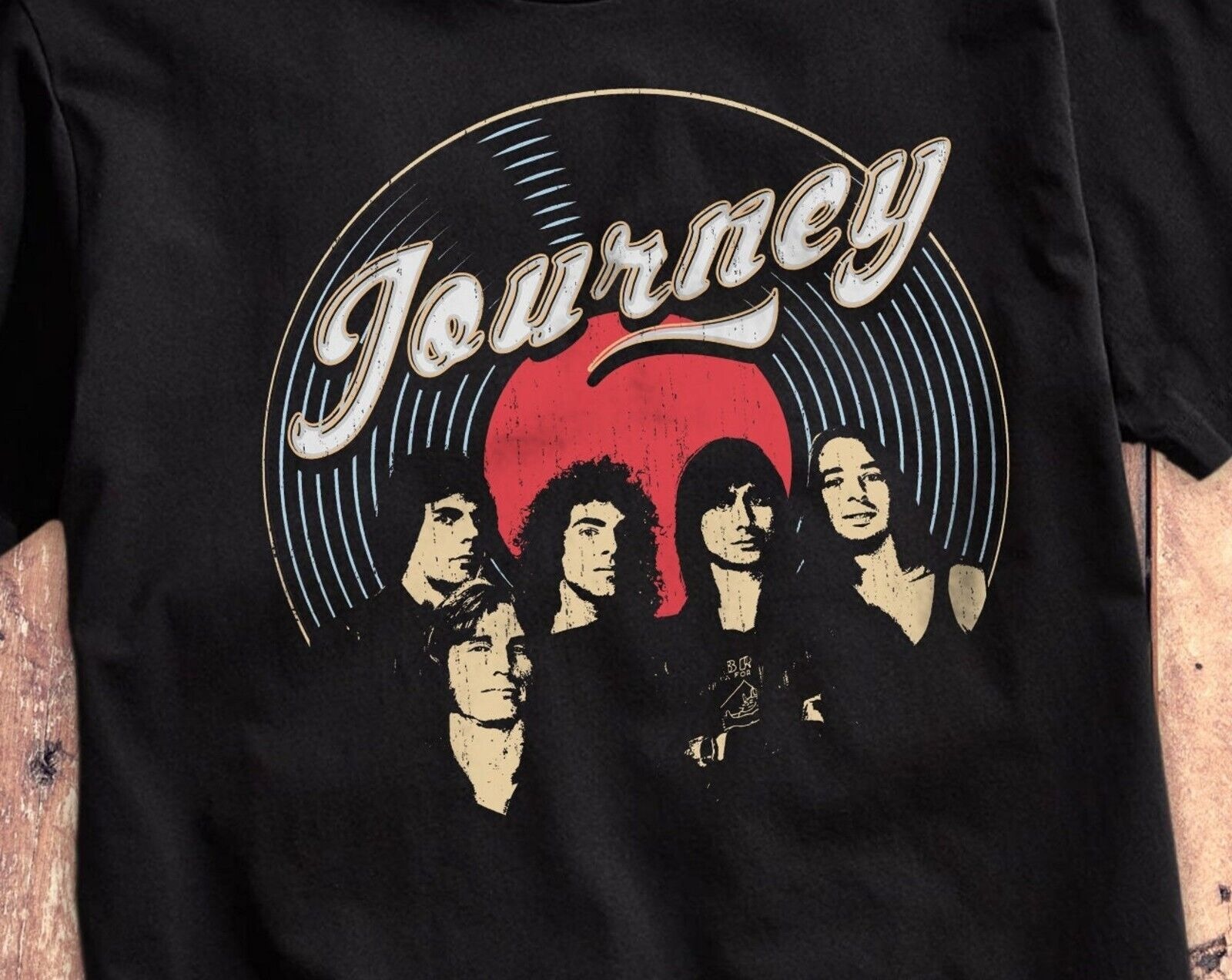 Vintage Journey T-Shirt Journey Rock Band Tour Album Cover Gift Fans