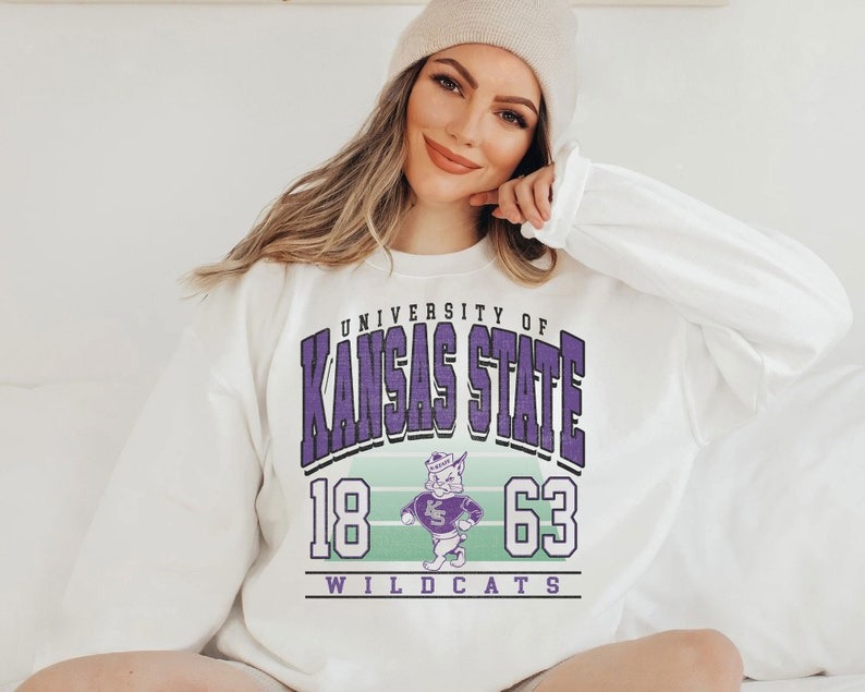 Vintage Kansas State Football EST 1863 SweatShirt