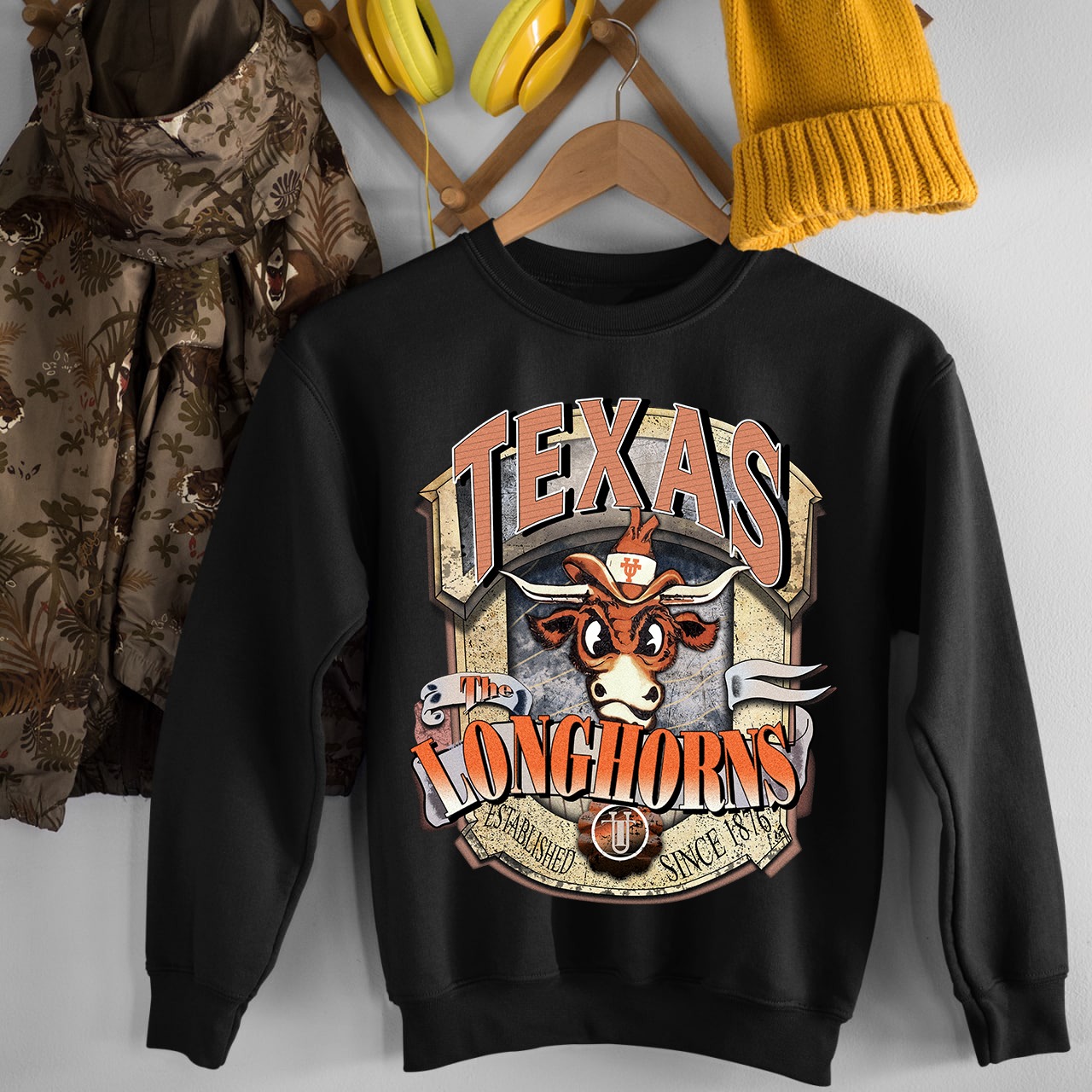 Vintage NCAA Texas Longhorns Unisex Sweatshirt