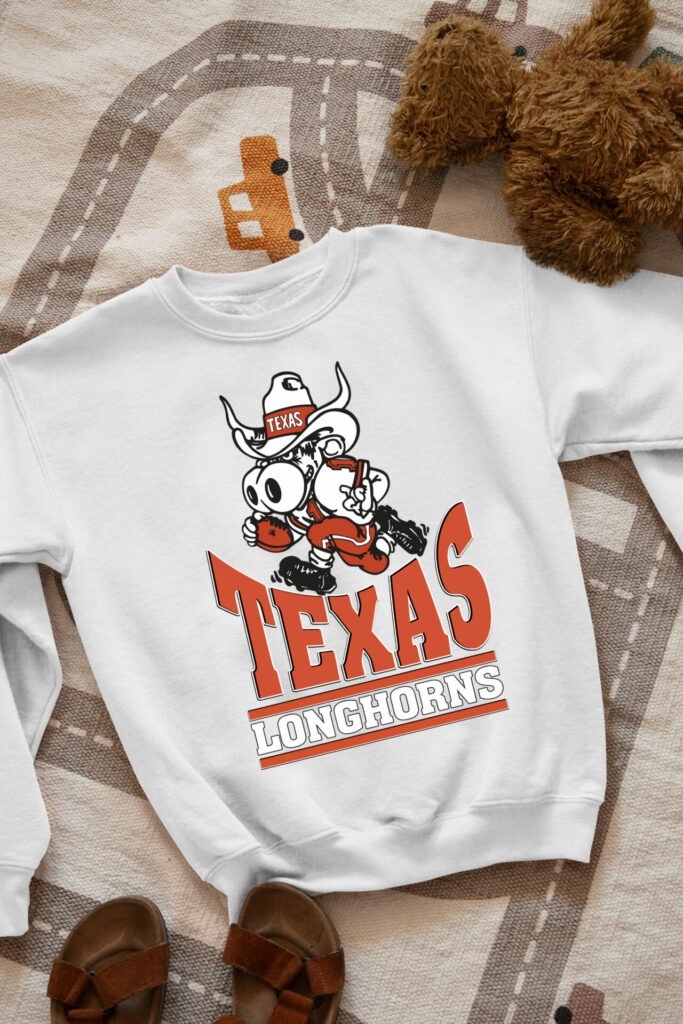 Vintage NCAA University Of Texas Longhorns Unisex Sweatshirt