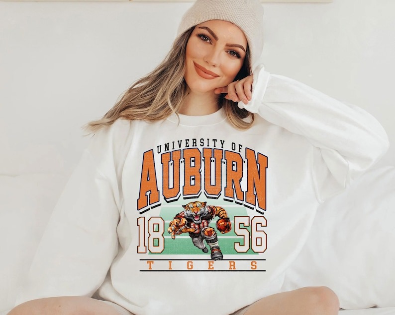 Vintage Ncaa Auburn Football EST 1856 Unisex SweatShirt