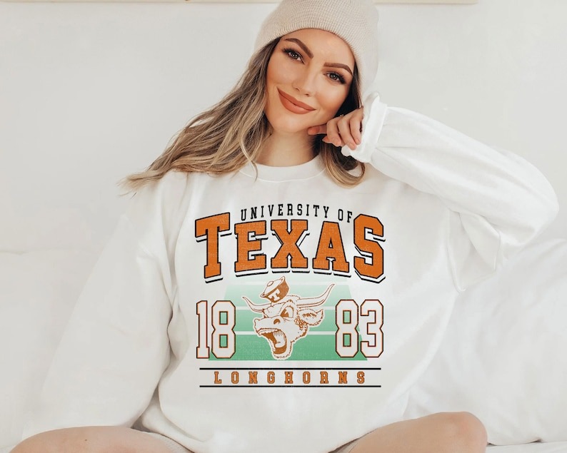 Vintage Ncaa Texas Football EST 1883 Unisex SweatShirt