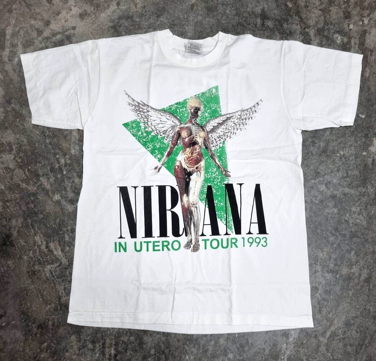 Vintage Nirvana T-Shirt In Utero Tour Kurt Cobain Nevermind Tultex