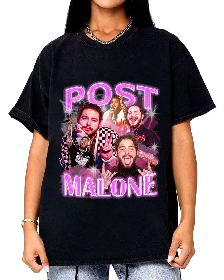 Vintage Post Malone Shirt, Retro Post Malone Fan Shirt, Post Malone Bootleg Shirt