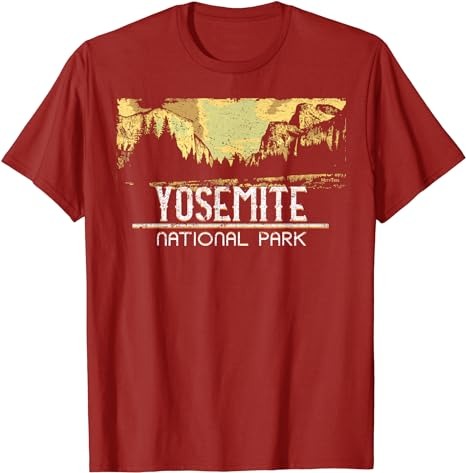 Vintage Postcard - National Park - Yosemite T-Shirt