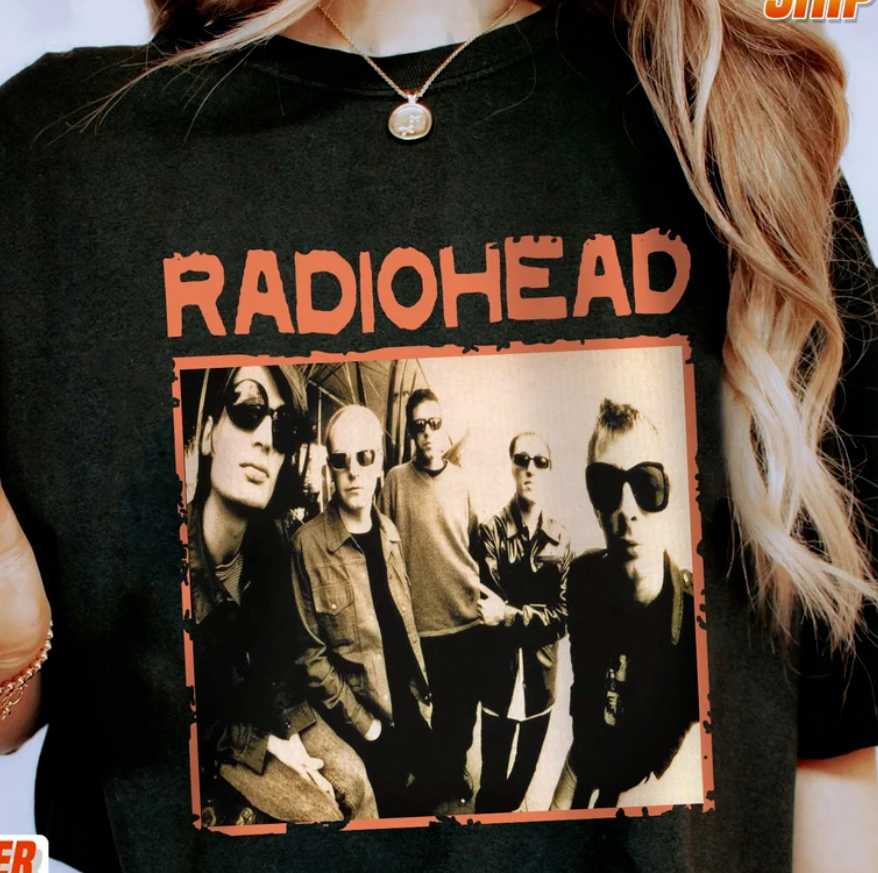 Vintage Radiohead Shirt, 90S Band Tshirt, Hip Hop Unisex Music Album Tshirt