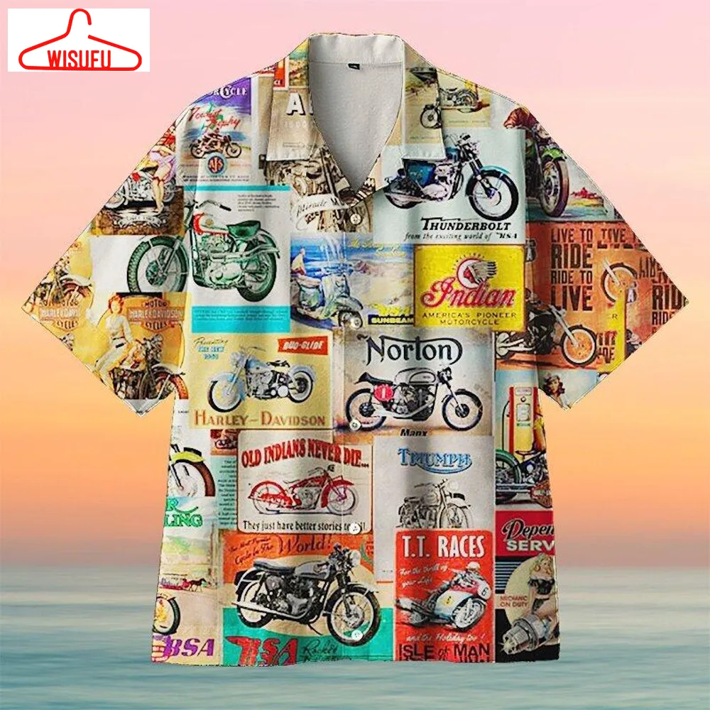 Vintage Retro Hawaiian Shirt - For Men & Women - New Winter Fashion Shirt Gift For Family, New Fashion Gifts