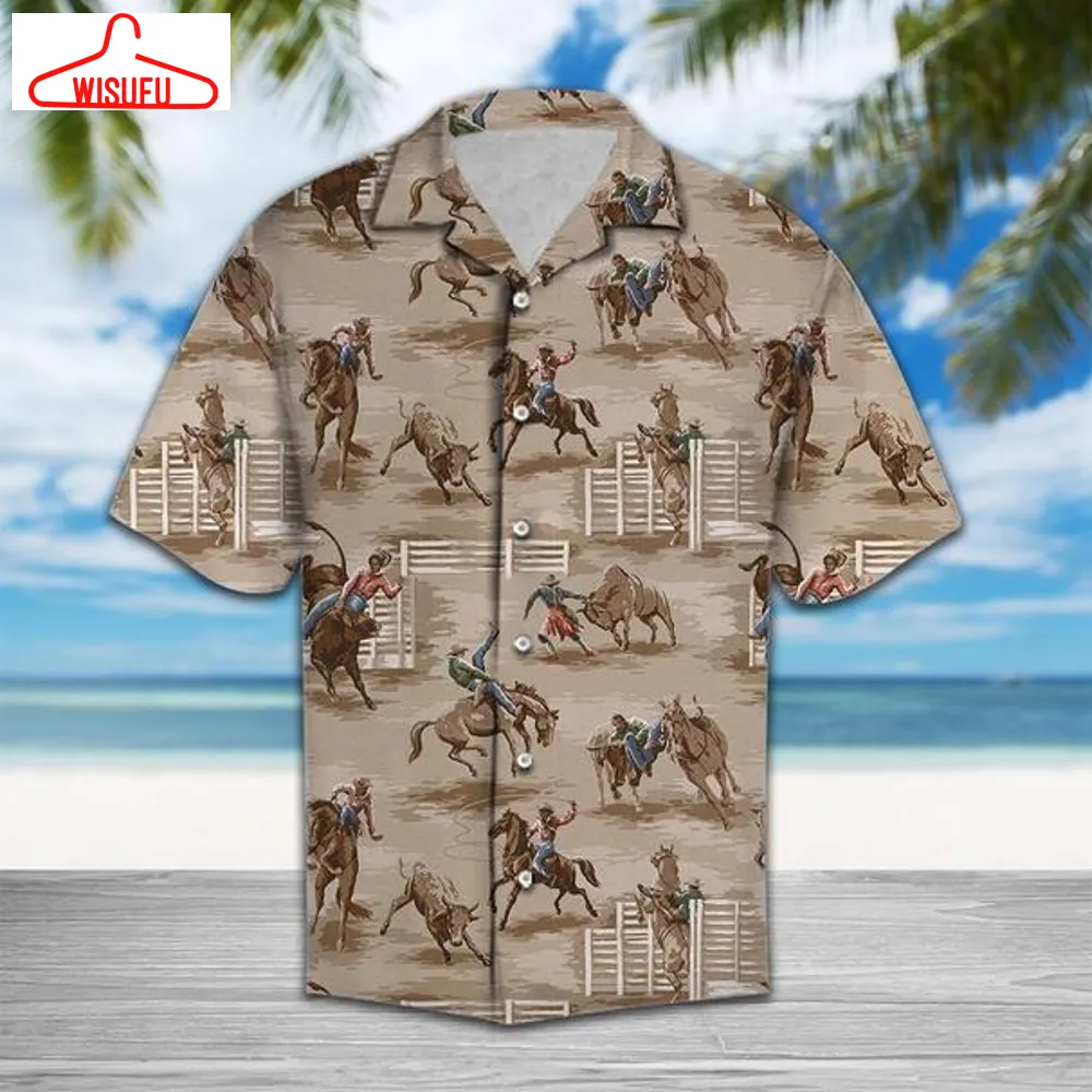 Vintage Rodeo Hawaiian Shirt - For Men & Women - New Winter Fashion Shirt Gift For Family, New Fashion Gifts