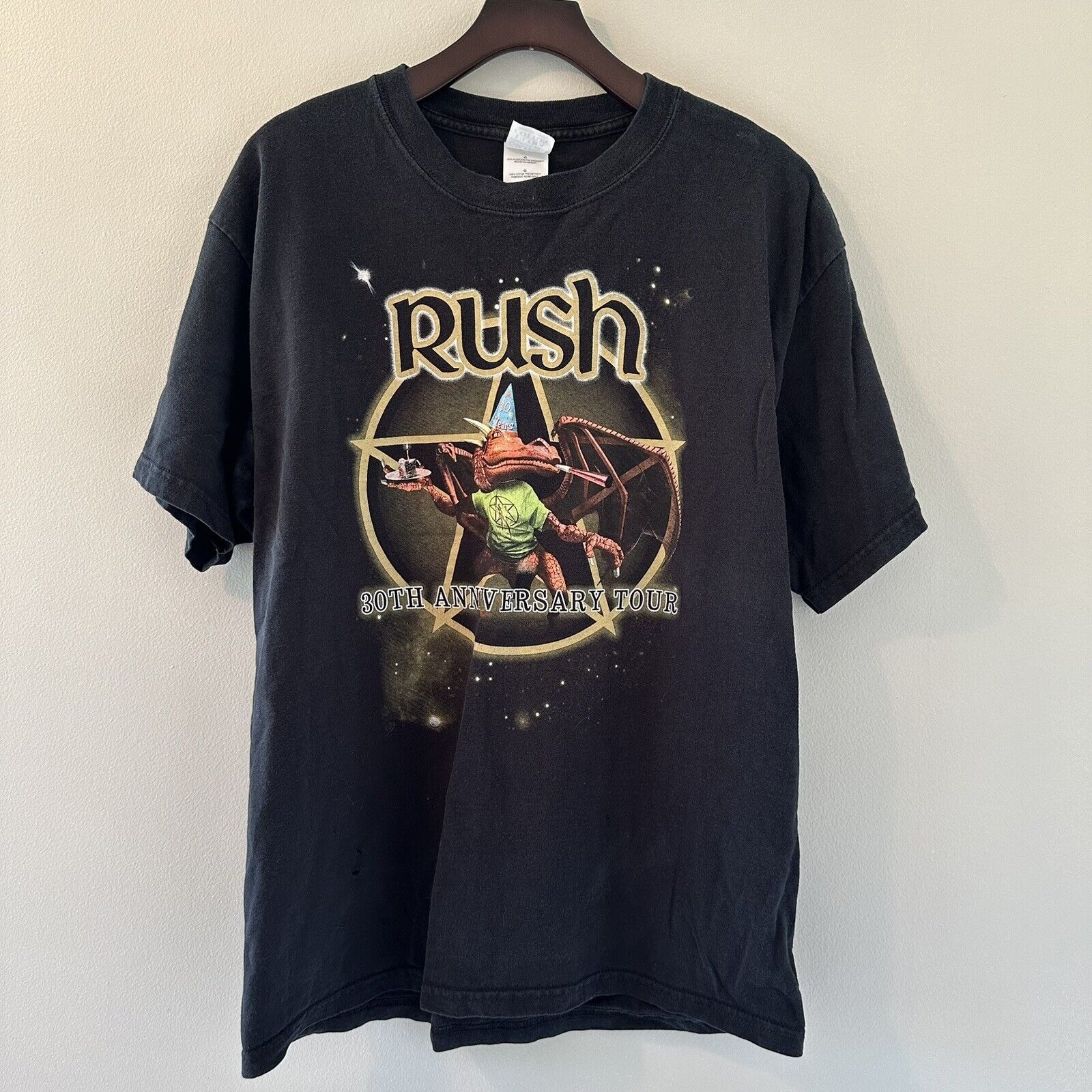 Vintage Rush 30th Anniversary Tour Tee 2024 Size