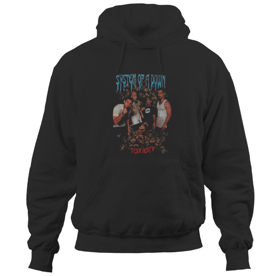 Vintage SYSTEM OF A DOWN American Rock Band Toxicity Hoodies