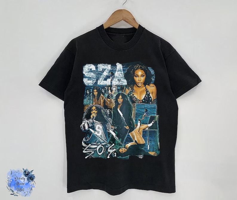 Vintage SZA SOS Shirt, Vintage Sza Good Days Unisex T Shirt