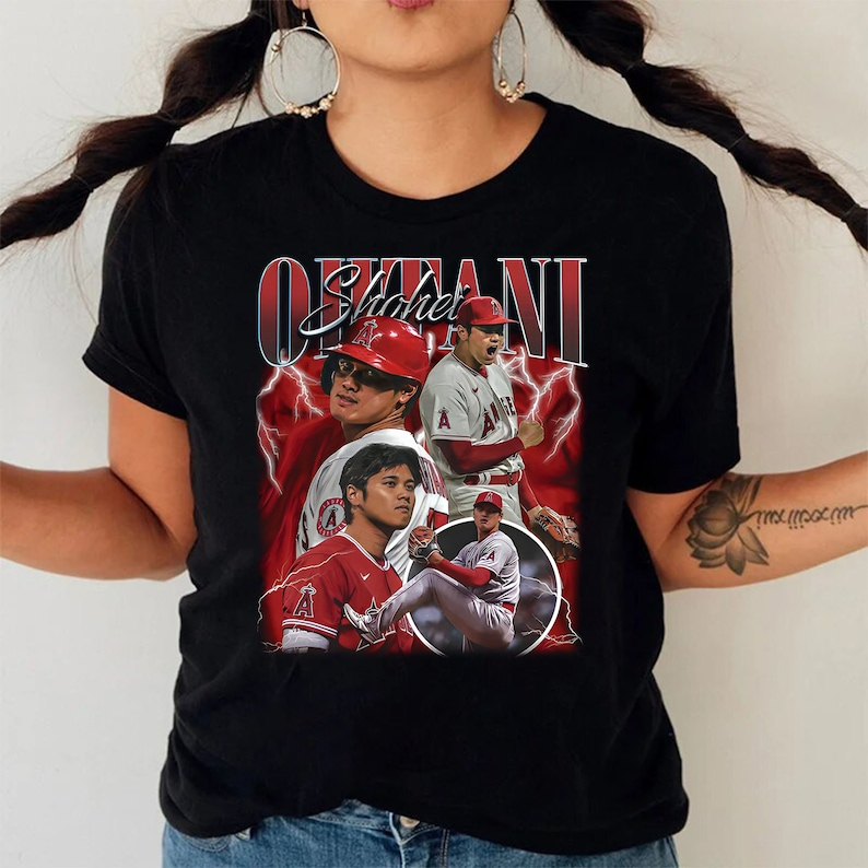 Vintage Shohei Ohtani Shirt, Baseball Shirt, Oversized Tshirt