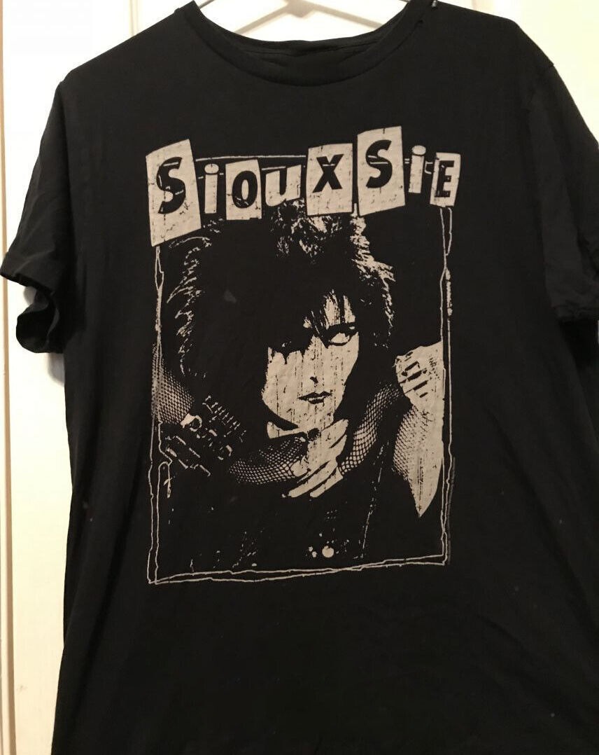 Vintage Siouxsie and the Banshees Men T-shirt Black Unisex