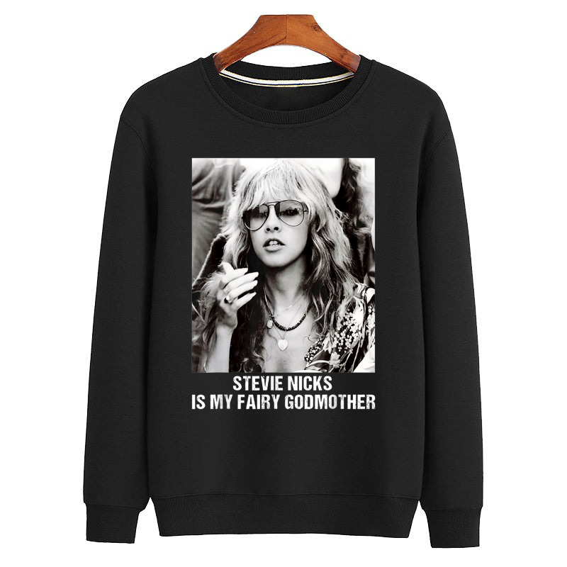 Vintage Stevie Shirt Nicks Love Is My Fairy Godmother Sweatshirt-Black