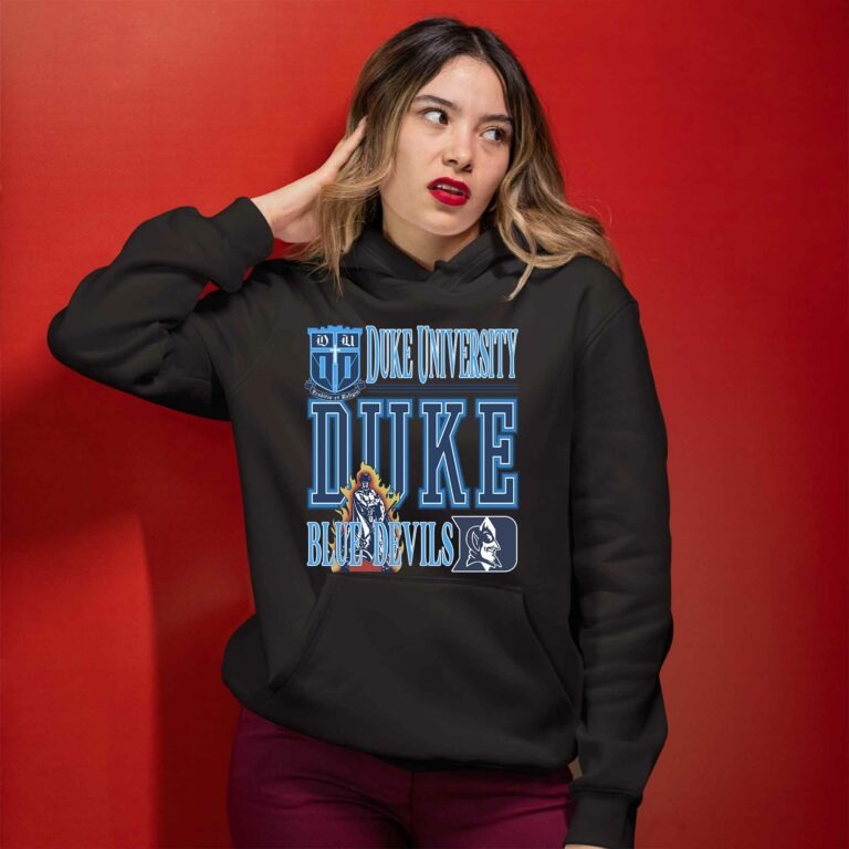 Vintage Style Duke University Blue Devils Unisex Hoodie